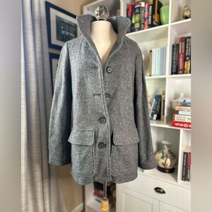 L.L. Bean Charcoal Pea Coat